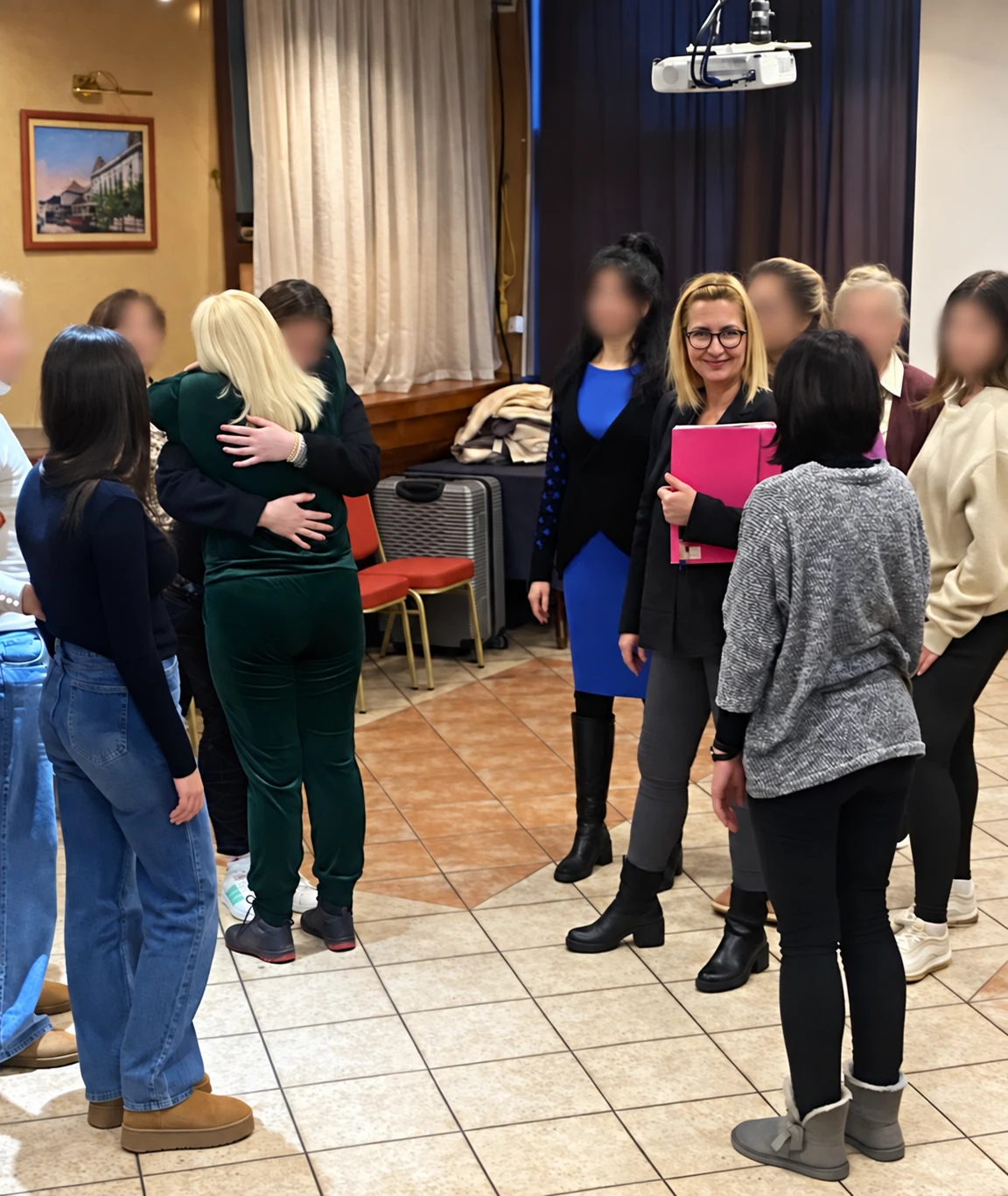 Dubravka Madžgalj vodi grupni konstelacijski proces na radionici